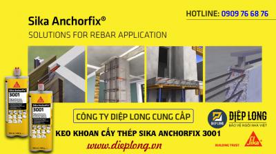 Keo Khoan cấy thép Sika Anchorfix 3001